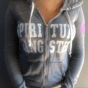 “Spiritual Gangster” zip up hoodie